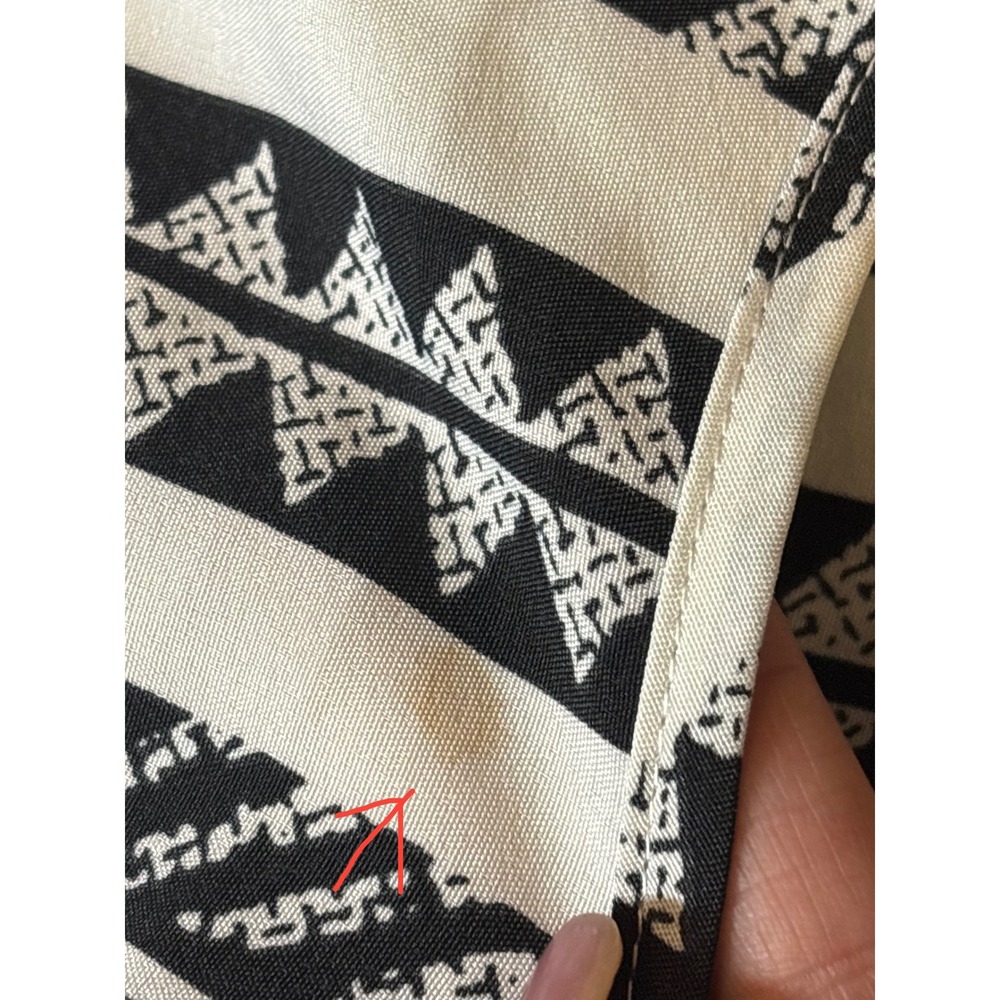 BloomChic Dress Womens 18 20 Black White Chevron Herringbone Sleeveless Tank - Picture 15 of 16